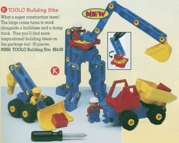 LEGO Building Site (2950-1) set, 1993