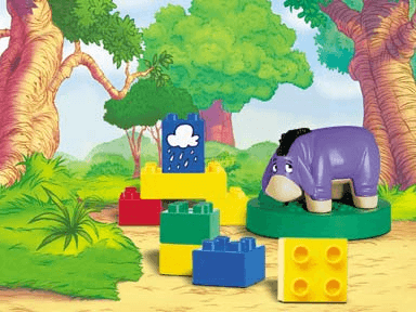 LEGO Eeyore and the Little Raincloud (2977-1) set, 2001