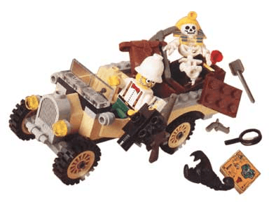 Adventurers Car & Skeleton