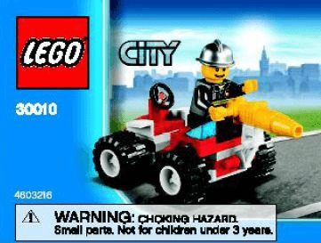 LEGO Fire Chief polybag (30010-1) set, 2010