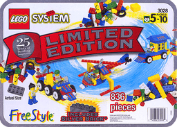 LEGO 25th Anniversary Silver Tub (3028-1) set