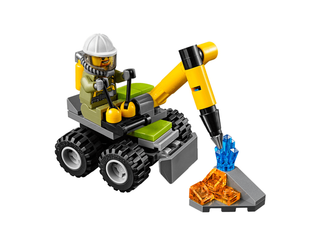 LEGO Volcano Jackhammer polybag (30350-1) set, 2016