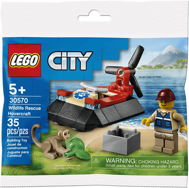 LEGO Wildlife Rescue Hovercraft polybag (30570-1) set, 2021