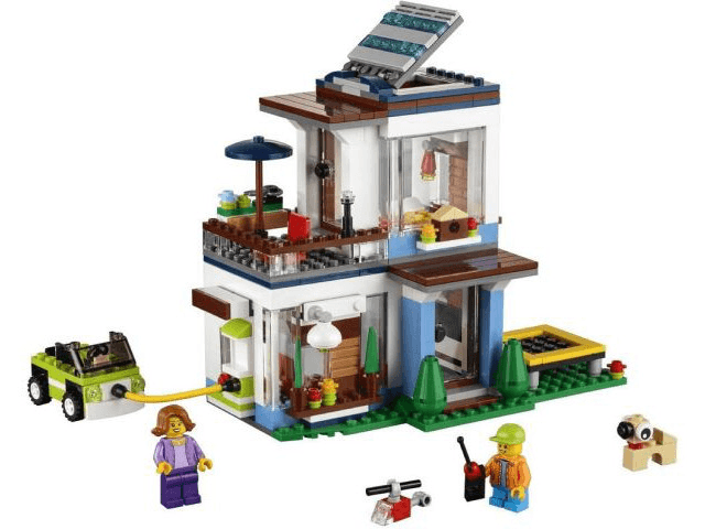 LEGO Modular Modern Home (31068-1) set, 2017