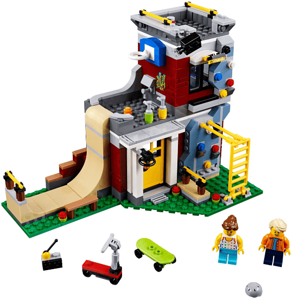 LEGO Modular Skate House (31081-1) set, 2018