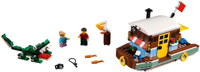 LEGO Riverside Houseboat (31093-1) set, 2019