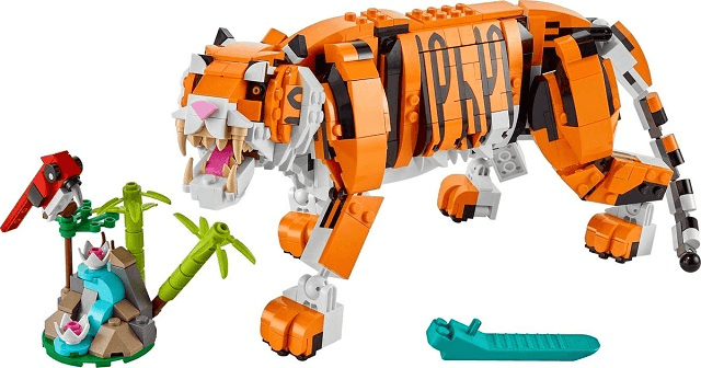 LEGO Majestic Tiger (31129-1) set, 2022