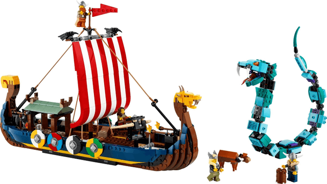 LEGO Viking Ship and the Midgard Serpent (31132-1) set, 2022