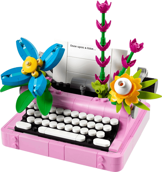 LEGO Typewriter with Flowers (31169-1) set, 2025