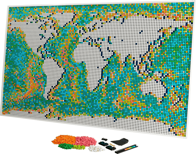 LEGO World Map (31203-1) set, 2021