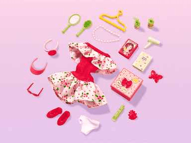LEGO Girls' Dress and Accessories (3211-1) set, 1998