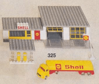 LEGO Shell Service Station (325-3) set, 1966