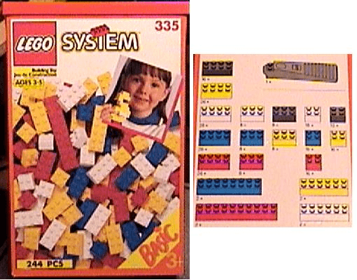 LEGO Basic Building Set (335-1) set, 1990