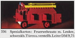 LEGO Fire Engine (336-1) set