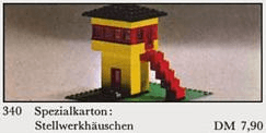 LEGO Railroad Control Tower (340-3) set, 1968
