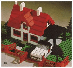 LEGO House with Car (346-2) set