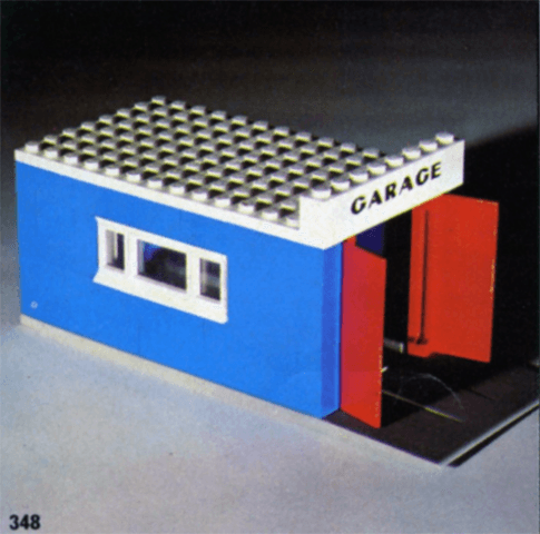 LEGO Garage with Automatic Doors (348-1) set, 1971