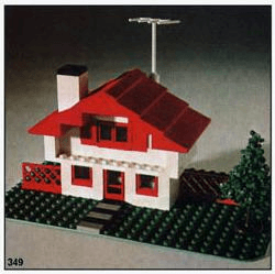 LEGO Swiss Chalet (349-1) set