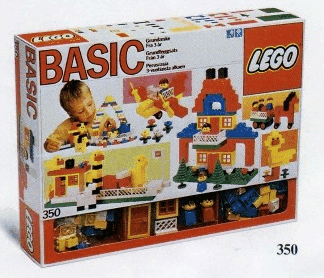 LEGO Basic Building Set (350-2) set, 1985
