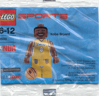 LEGO Kobe Bryant polybag (3500-1) set, 2003