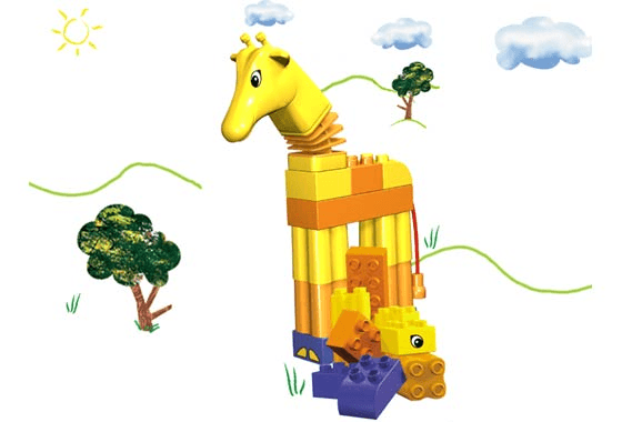 LEGO Funny Giraffe (3512-1) set, 2003