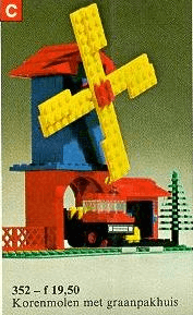 LEGO Windmill and Lorry (352-1) set, 1972