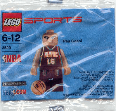 LEGO Pau Gasol polybag (3529-1) set, 2003