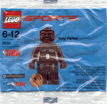 LEGO Tony Parker polybag (3530-1) set, 2003