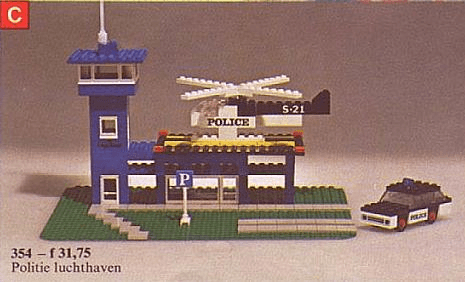 LEGO Police Heliport (354-1) set, 1972