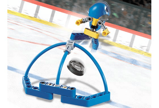 LEGO Blue Player & Goal (3557-1) set, 2003