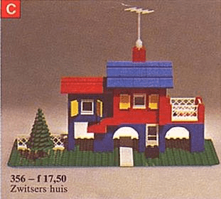 LEGO Swiss Villa (356-1) set, 1973