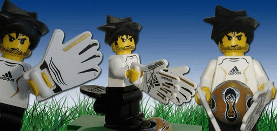 LEGO Soccer Player #3 Goalie (Adidas 'Super Goalie' Promotional) polybag (3573-1) set, 2007