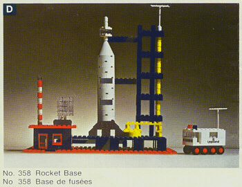LEGO Rocket Base (358-1) set, 1973
