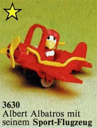 LEGO Sports Airplane (3630-1) set, 1984