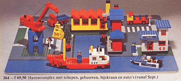 LEGO Harbour Scene (364-1) set, 1975