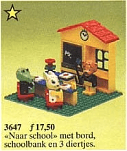 LEGO School Room (3647-1) set, 1989