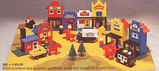 LEGO Wild West Scene (365-1) set, 1975