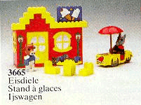 LEGO Ice Cream with Scooter (3665-1) set