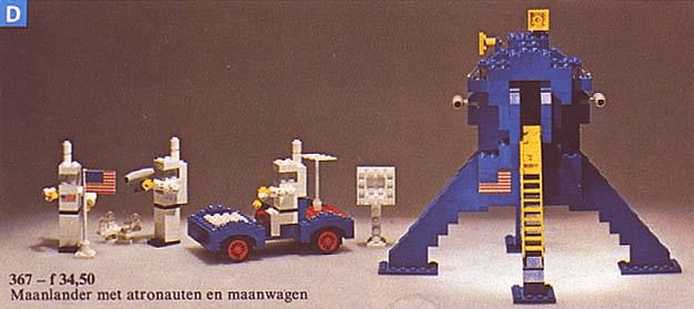 LEGO Moon Landing (367-1) set, 1975