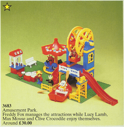 LEGO Amusement Park (3683-1) set, 1988