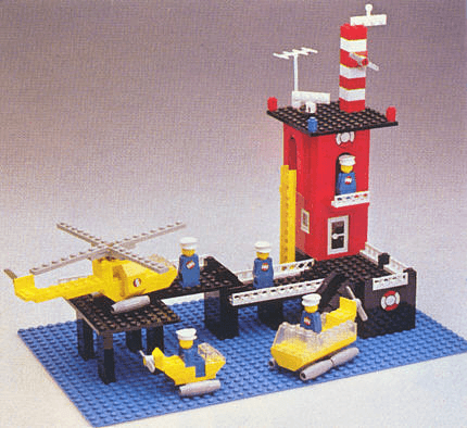LEGO Coast Guard Station (369-1) set, 1976