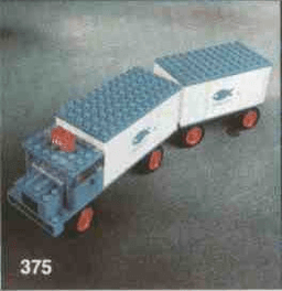 LEGO Refrigerator Truck and Trailer (375-3) set
