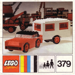 LEGO Car and Caravan (379-2) set