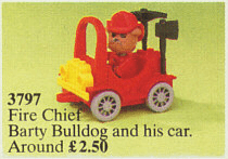 LEGO Fire Chief Barty Bulldog (3797-1) set
