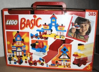 LEGO Build-N-Store Chest (385-2) set, 1990