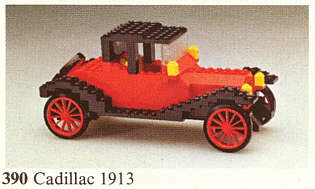 LEGO 1913 Cadillac (390-2) set, 1975