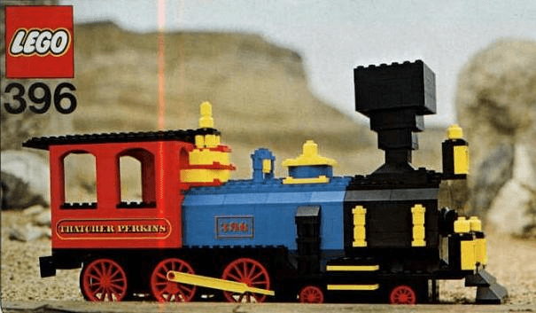 LEGO Thatcher Perkins Locomotive (396-1) set, 1976