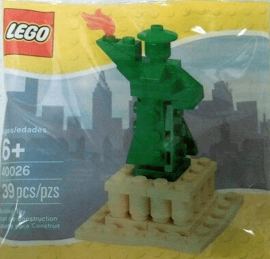 LEGO Statue of Liberty polybag (40026-1) set, 2012