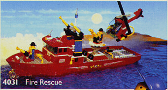 LEGO Fire Rescue (4031-1) set, 1991