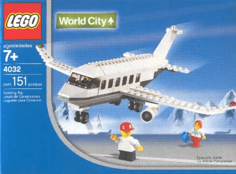 LEGO Passenger Plane - LEGO Air Version (4032-1) set, 2004